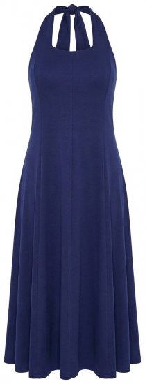 Ulla Popken 852680 Robe de soirée Bleu marine - Robes de soirée - Robes de soirée grande taille