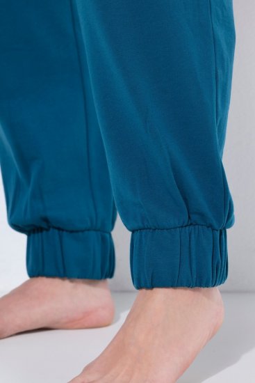 Ulla Popken 852725 Pantalon d'intérieur Pétrole - Pyjamas/vêtements de détente - 