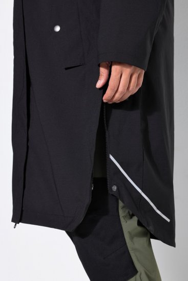 Ulla Popken 852901 Manteau technique Noir - Manteaux - Manteaux femme grande taille