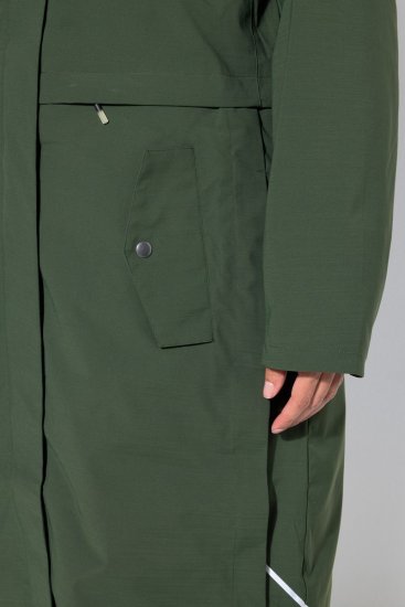 Ulla Popken 852901 Manteau technique Vert olive - Manteaux - Manteaux femme grande taille