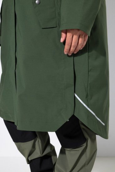 Ulla Popken 852901 Manteau technique Vert olive - Manteaux - Manteaux femme grande taille