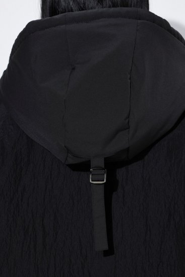 Ulla Popken 853351 Veste matelassée Sympatex imperméable à capuche Noir - Vestes - Vestes femme grande taille