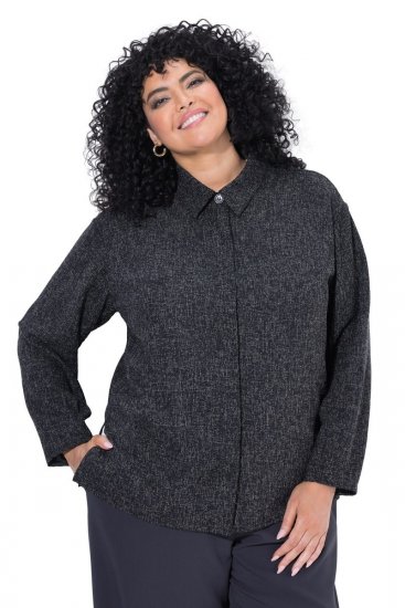 Ulla Popken 853477 Veste Vert olive - Vestes - Vestes femme grande taille