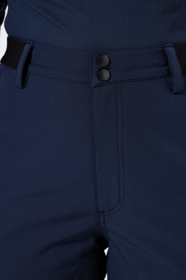 Ulla Popken 853530 Pantalon de randonnée ultraléger Bleu marine - Vêtements d'extérieur - 