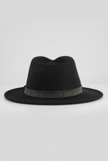 JP1880 853621 Chapeau en laine Noir - Chapeaux - 