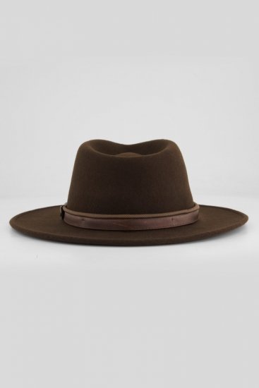 JP1880 853626 Chapeau en laine Marron foncé - Chapeaux - 