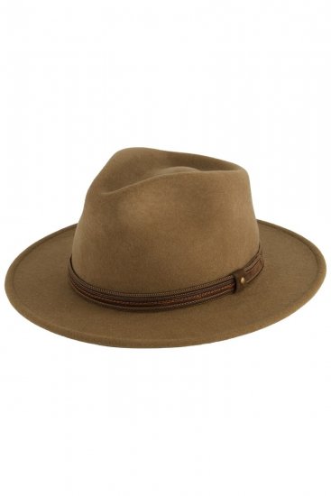 JP1880 853629 Chapeau en laine Marron moka - Chapeaux - 