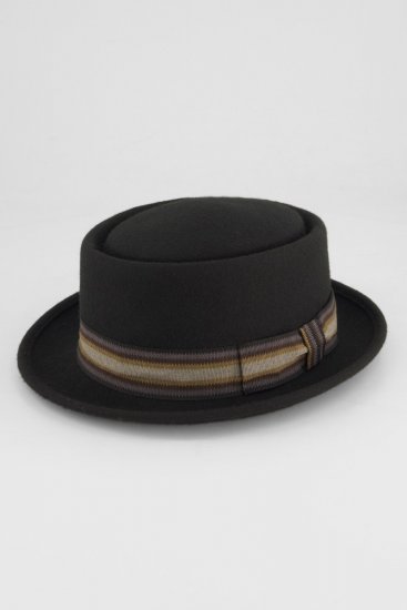 JP1880 853630 Chapeau en laine Noir - Chapeaux - 