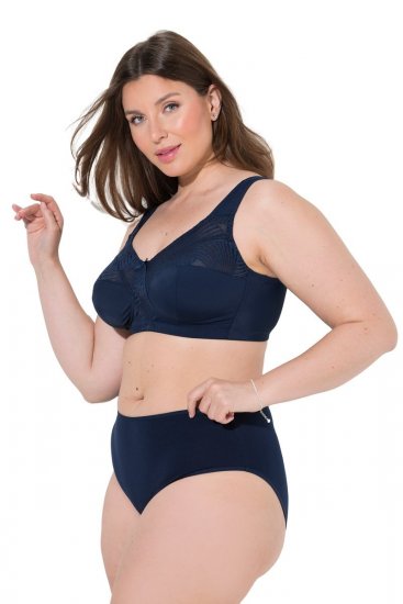 Ulla Popken 853698 Culottes en dentelle lot de 5 Noir - Culottes - 