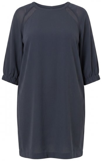 Ulla Popken 853946 Robe à manches 3/4 Vert olive - Robes - Robes pour toutes les tailles