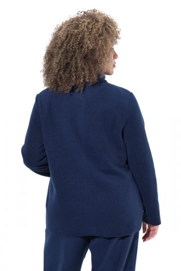 Ulla Popken 854200 Veste polaire Bleu marine - Vestes - Vestes femme grande taille