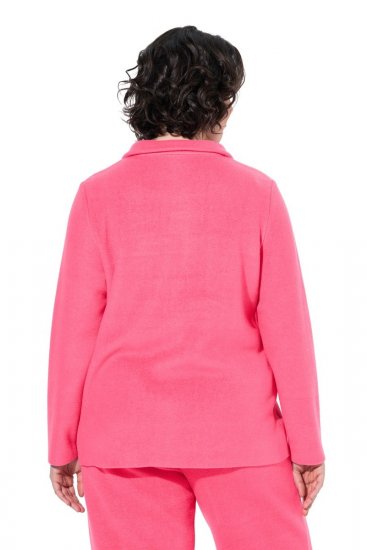 Ulla Popken 854200 Veste polaire Rose - Vestes - Vestes femme grande taille