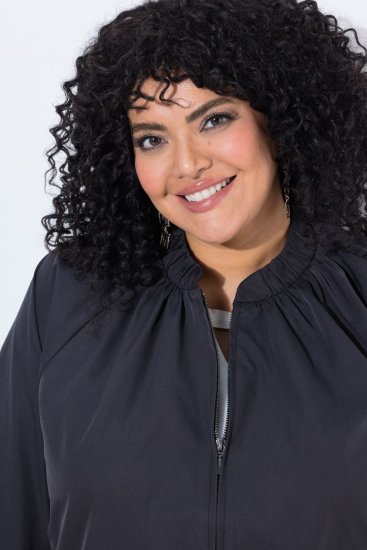 Ulla Popken 854962 Blouson Vert olive - Vestes - Vestes femme grande taille