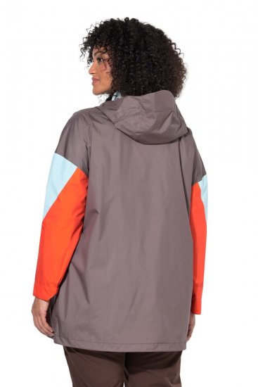 Ulla Popken 855313 Parka Taupe - Manteaux - Manteaux femme grande taille