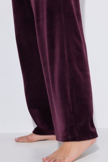 Ulla Popken 856119 Pantalon d'intérieur Prune - Pyjamas/vêtements de détente - 