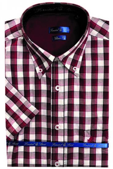 Forestal 901222E Check Shirt Red - Chemises - Chemises Grandes Tailles Hommes