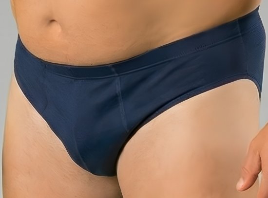 20 Nodi 934 Stretch Cotton Briefs Navy Blue - Slip - Slip grande taille pour homme