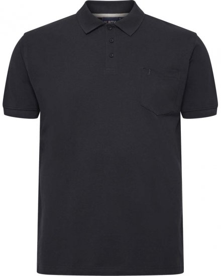 North Latitude polo manches courtes noir - Polos - Polos homme grande taille