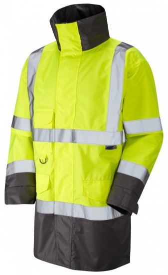 Leo Torridge Breathable Lightweight Anorak Hi-Vis Yellow - Vêtements de travail - Vêtements de travail grandes tailles