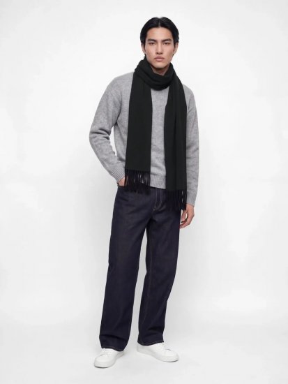 Jack & Jones Kelowna Écharpe Noir - Écharpes - 