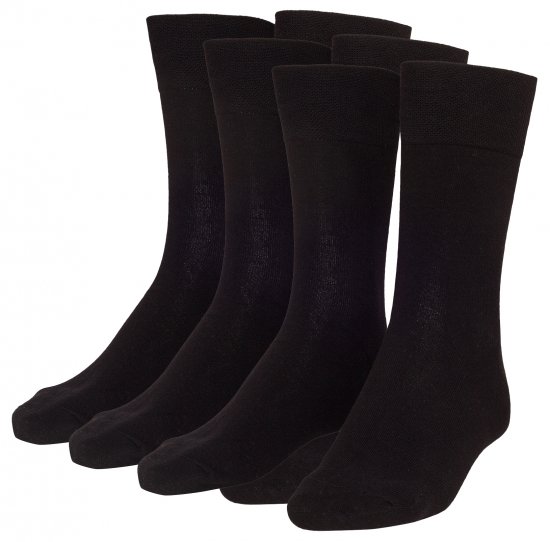 Adamo Aaron Soft-socks Black 3-pack - Sous-vêtements & Bain - Sous-vêtements Grande Taille