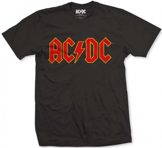 AC/DC Logo T-shirt Black - T-shirts - T-shirts Homme Grande Taille