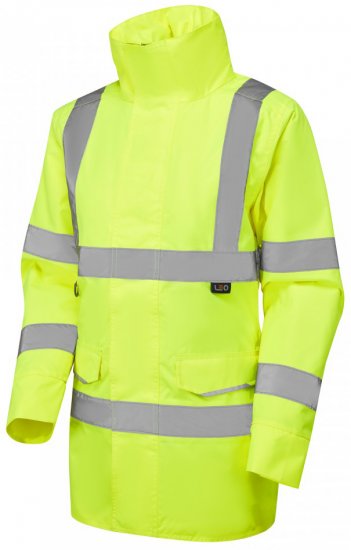Leo Cheristow EcoViz 4K Women's Baffle Lined Anorak Hi-Vis Yellow - Vêtements de travail - 