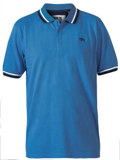 D555 Allante 2 Pique Polo Royal Blue - Polos - Polos homme grande taille