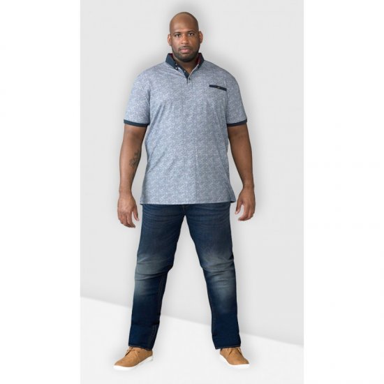 D555 Ambrose Tapered Fit Stretch Jeans Dark Blue TALL SIZES - VÊTEMENTS HOMME MT-6XLT - Vêtements Tall Homme