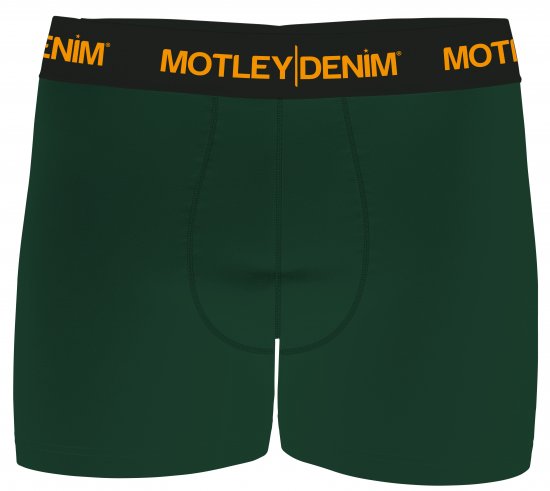 Motley Denim Amsterdam Boxershorts Racing Green 2-pack - Sous-vêtements & bain - Sous-vêtements Grande Taille