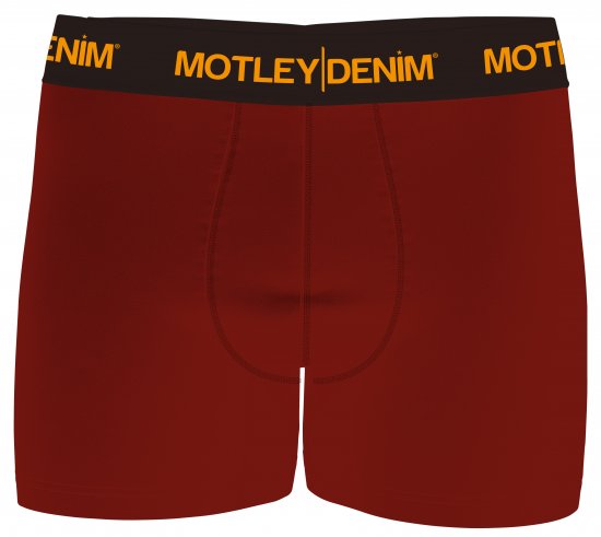 Motley Denim Amsterdam Boxershorts Red 2-pack - Sous-vêtements & bain - Sous-vêtements Grande Taille