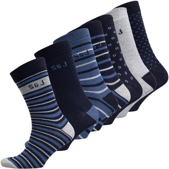 Smith & Jones Benji 7-pack Socks - Sous-vêtements & bain - Sous-vêtements Grande Taille