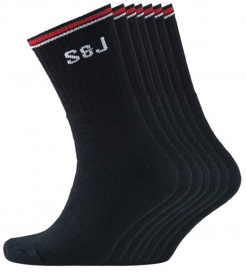 Smith & Jones Bexley 7-pack Socks Black (40-45) - Sous-vêtements & bain - Sous-vêtements Grande Taille