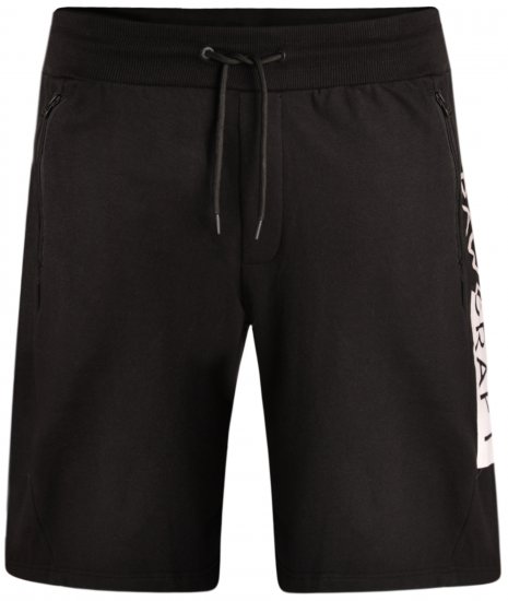 Rawcraft Bradfield Jersey Shorts Black - Pantalons/shorts de survêtement - Survêtement/jogging grandes tailles