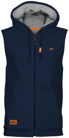Motley Denim Brussels Sleeveless Hoodie Navy - Sweatshirts & hoodies - Sweatshirts/Hoodies grande taille homme