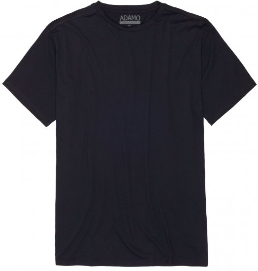Adamo Bud Regular fit Heavy weight T-shirt Navy - T-shirts - T-shirts Homme Grande Taille