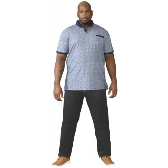 D555 Cedric Tapered Fit Stretch Jeans Indigo TALL SIZES - VÊTEMENTS HOMME MT-6XLT - Vêtements Tall Homme