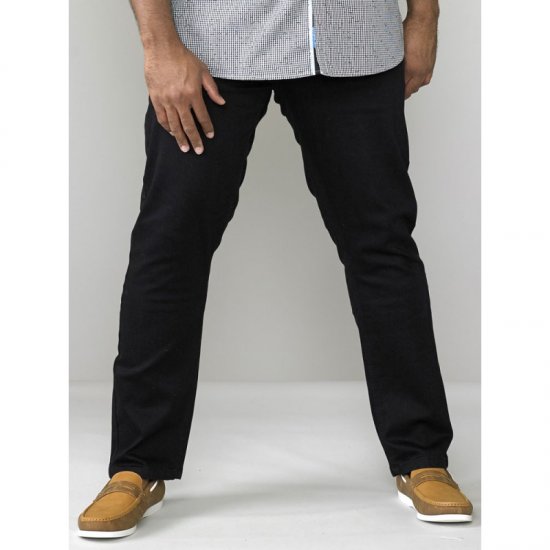 D555 Claude Stretch Jeans Black TALL SIZES - VÊTEMENTS HOMME MT-6XLT - Vêtements Tall Homme