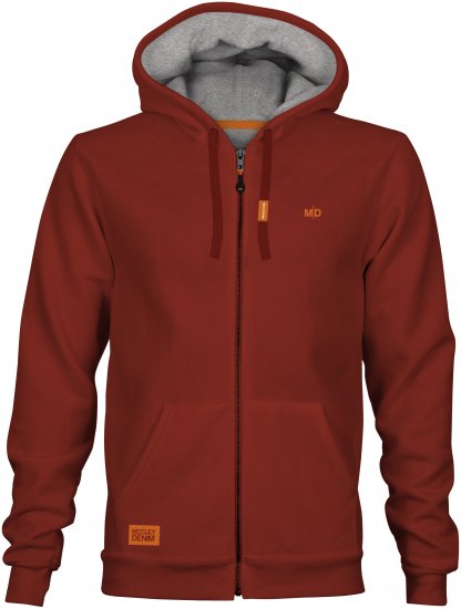 Motley Denim Copenhagen Hoodie Red - Sweatshirts & hoodies - Sweatshirts/Hoodies grande taille homme