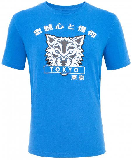 Loyalty & Faith Cracker T-shirt Blue - T-shirts - T-shirts Homme Grande Taille