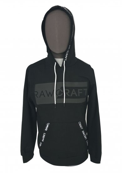Rawcraft Cregan Hoodie Black - Sweatshirts & hoodies - Sweatshirts/Hoodies grande taille homme