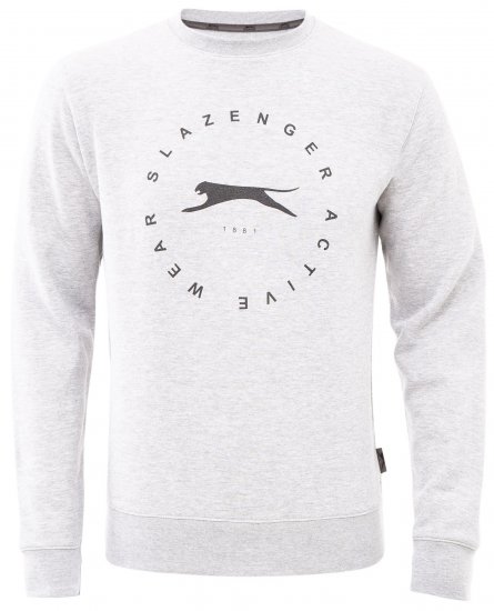 Slazenger Dean Sweatshirt Grey - Sweatshirts & hoodies - Sweatshirts/Hoodies grande taille homme
