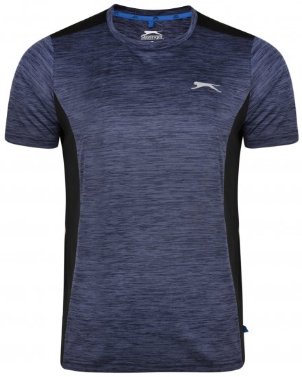 Slazenger Drew T-shirt Navy - T-shirts - T-shirts Homme Grande Taille