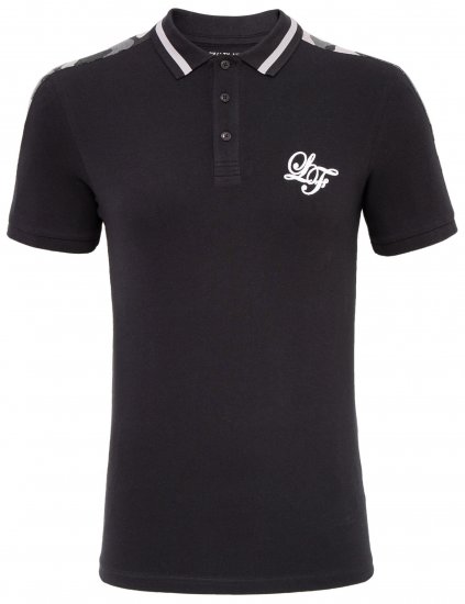 Loyalty & Faith Element Polo Black - Polos - Polos homme grande taille