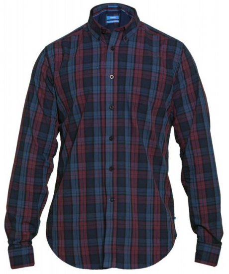 D555 Enderby Long Sleeve Shirt - Chemises - Chemises Grandes Tailles Hommes