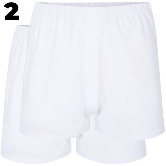 Espionage U001W boxers lot de 2 blanc - Sous-vêtements & bain - Sous-vêtements Grande Taille