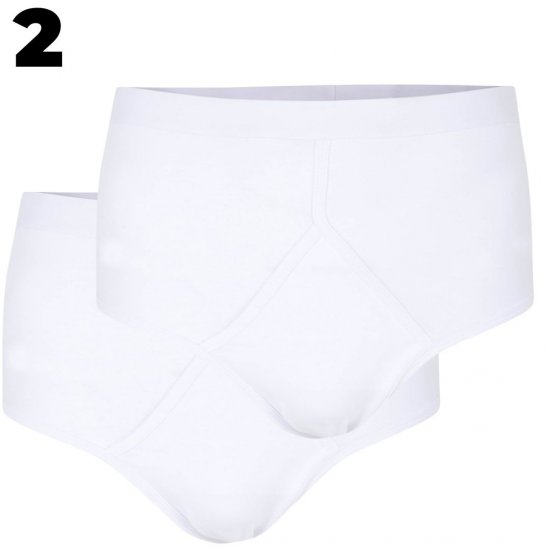 Espionage U003W slips lot de 2 blanc - Sous-vêtements & bain - Sous-vêtements Grande Taille