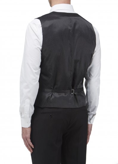 Skopes Madrid Waistcoat Black - Costumes - Costumes grandes tailles 