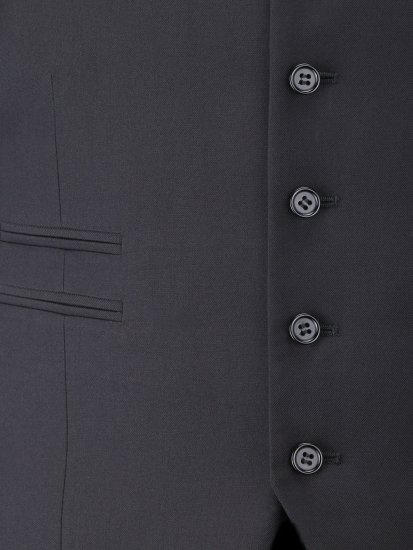 Skopes Madrid Waistcoat Black - Costumes - Costumes grandes tailles 