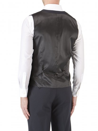 Skopes Darwin Waistcoat Black stripe - Costumes - Costumes grandes tailles 